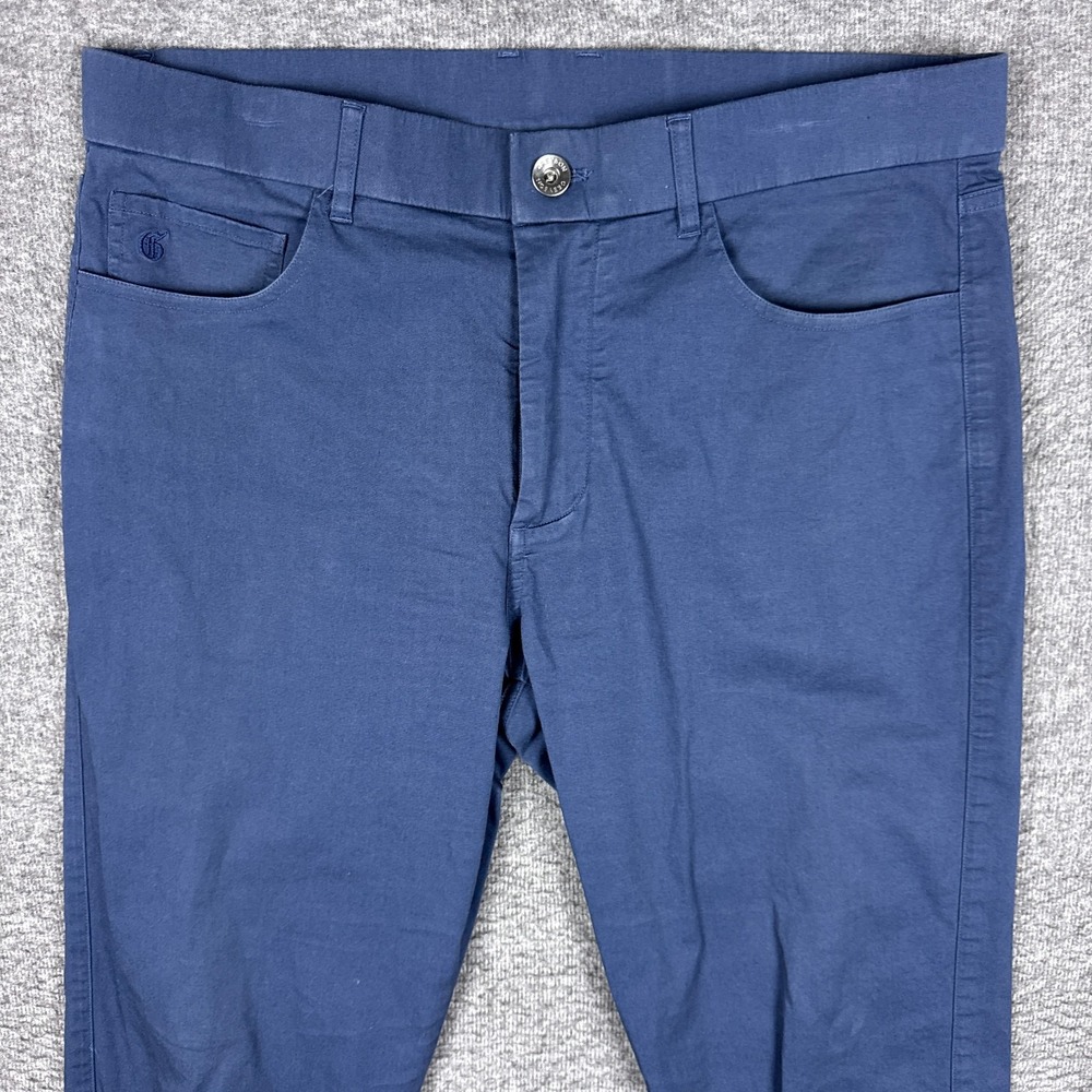 Greyson Armonk Pants Mens‎ 34x34 Blue Golf 5-Pocket Stretch Cotton Trousers